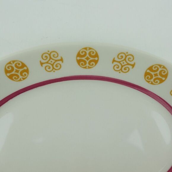 Homer Laughlin Best China Restaurant Ware Gold Medallion Oval Platter - Picture 3 of 8